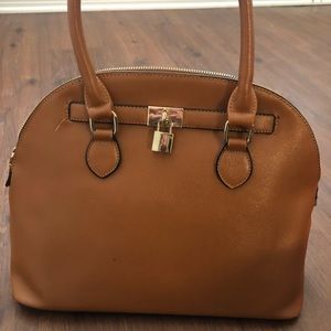 Camel handbag purse